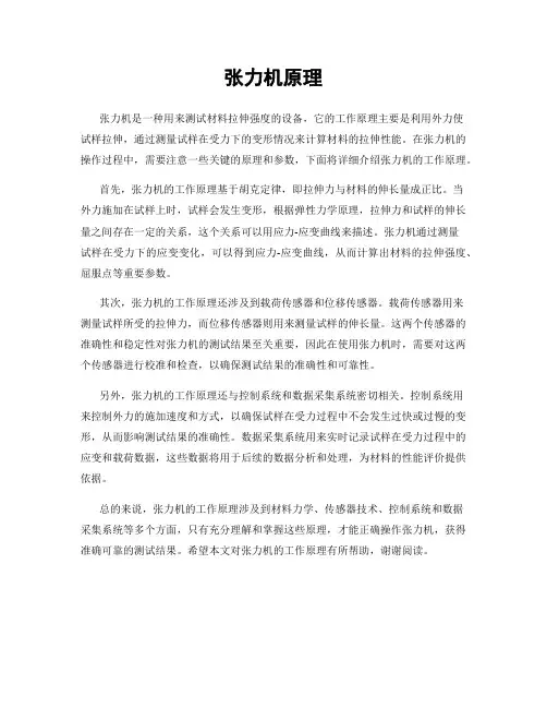 张力机原理