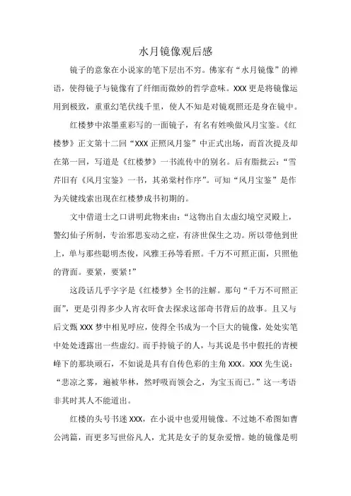 水月镜像观后感