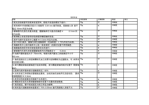 轮机专业试题