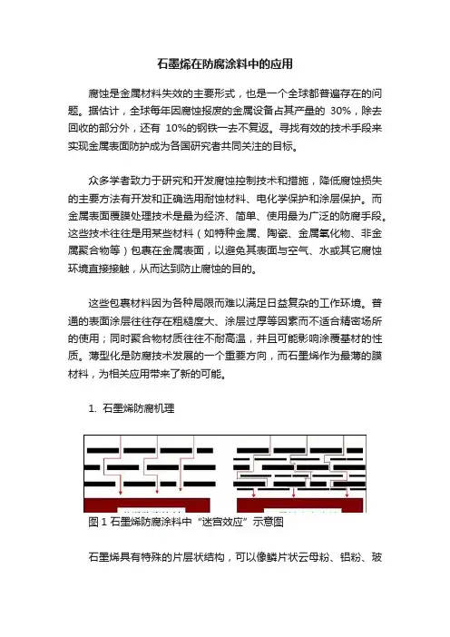 石墨烯在防腐涂料中的应用