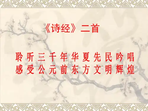 《诗经二首》