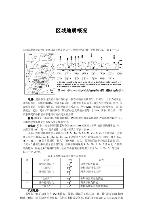 江西西华山钨矿