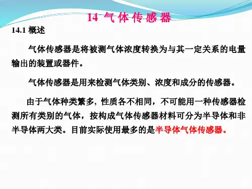 气体传感器ppt课件
