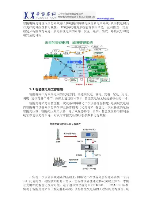 图解智能变电站工作原理