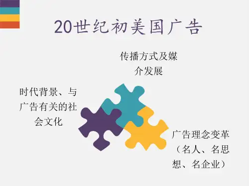 20世纪初美国广告