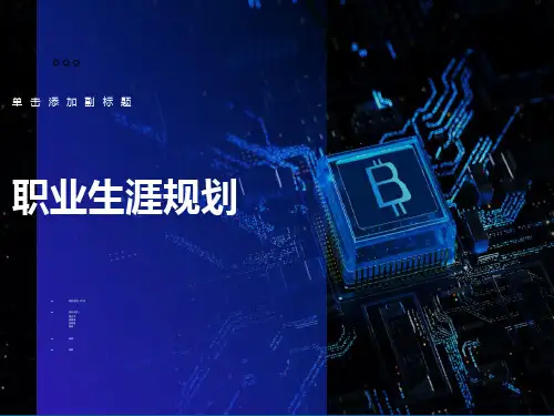商务英语第一组职业生涯规划