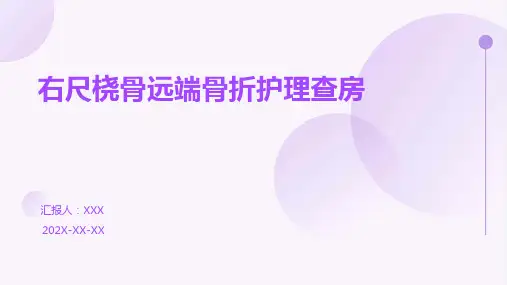 右尺桡骨远端骨折护理查房