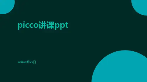 PICCO讲课ppt
