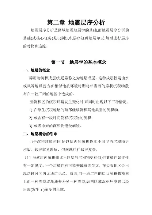 《地震地层学》第二章