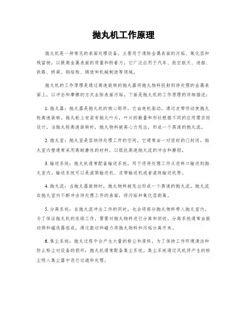 抛丸机工作原理
