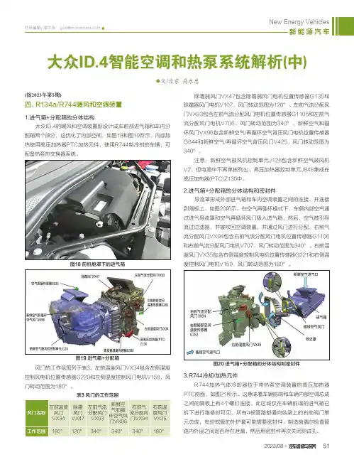 大众ID.4智能空调和热泵系统解析(中)