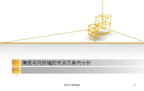 建筑与风环境的关系及案例分析