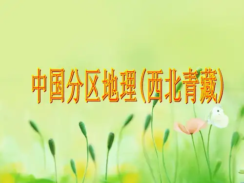 中国区域地理复习课件——西北和青藏地区