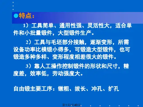 四自由锻工序