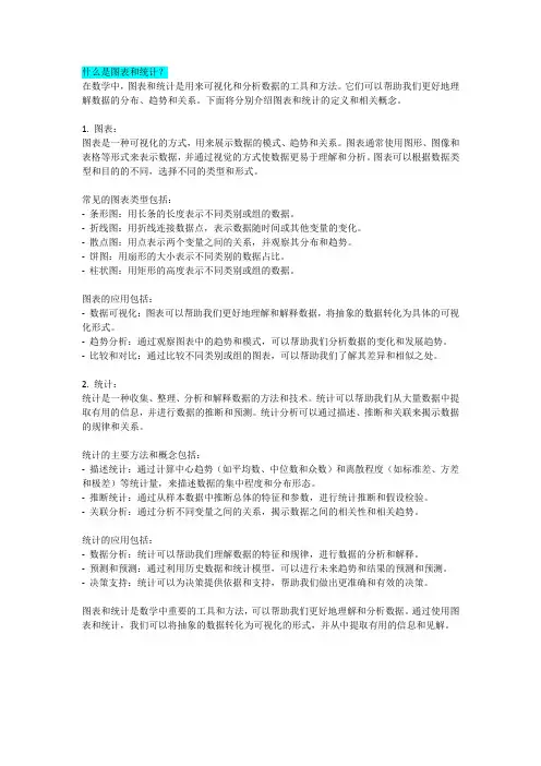什么是图表和统计