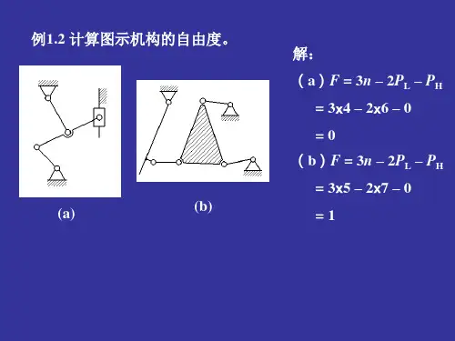 机械设计基础教学例题集