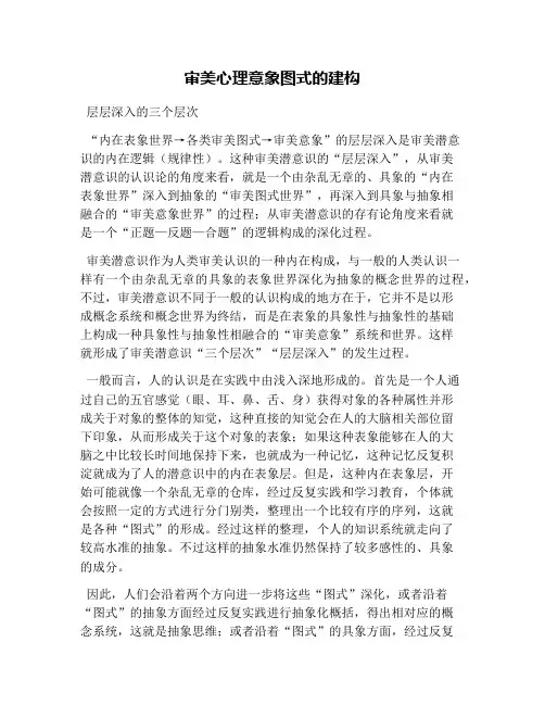 审美心理意象图式的建构