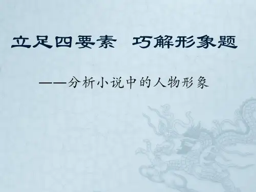 分析小说中的人物形象