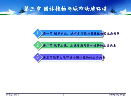 园林生态学 ppt课件