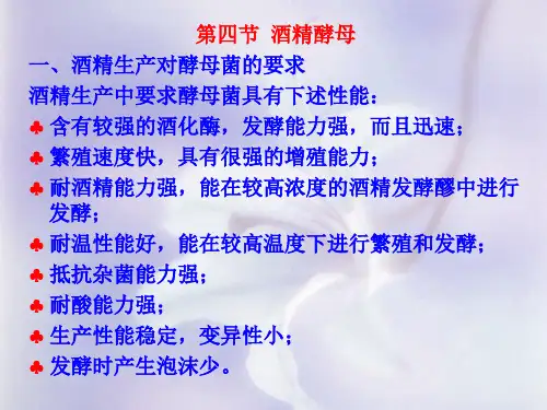 酒精酵母及其发酵机理PPT(76张)