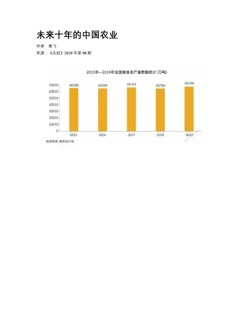 未来十年的中国农业