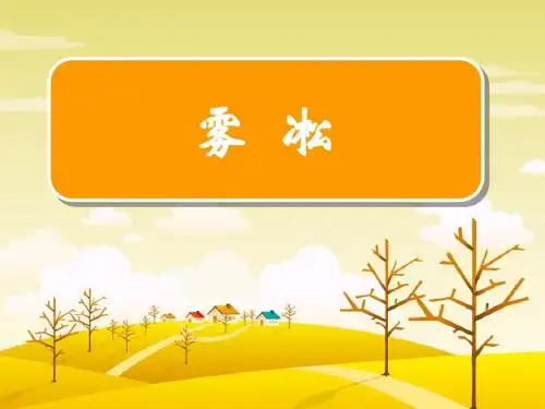 雾凇_四年级语文_课件