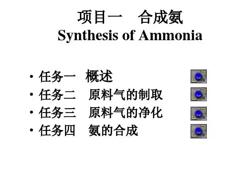 精选合成氨生产技术