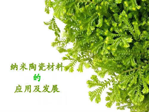 纳米陶瓷材料的应用及发展