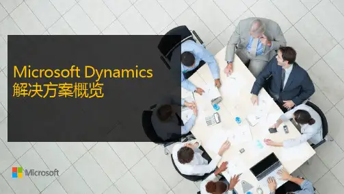 Microsoft Dynamics解决方案概览