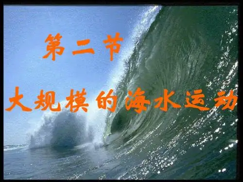 (五).4大规模的海水运动(一轮复习)