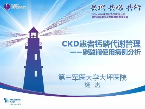 CKD患者钙磷代谢管理