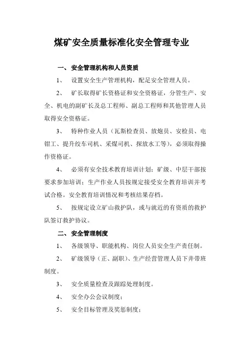 安全管理机构和人员资质123456789