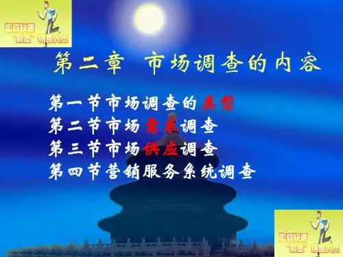 第02章市场调查的内容