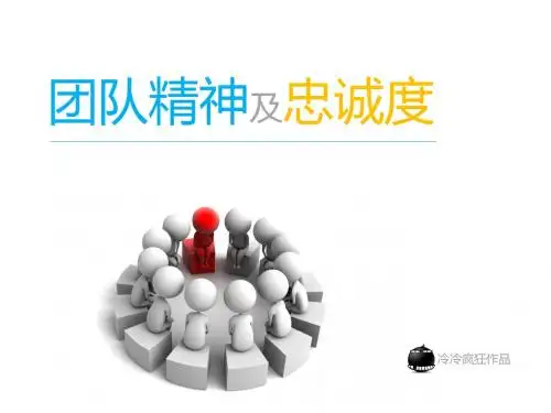 团队精神和忠诚度