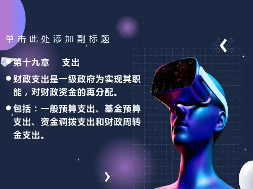 预算会计第四篇-财政总预算会计