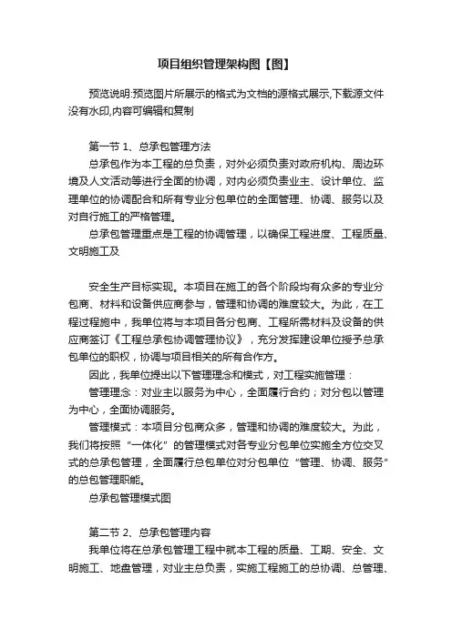 项目组织管理架构图【图】