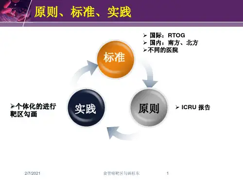 食管癌靶区勾画桂东培训课件