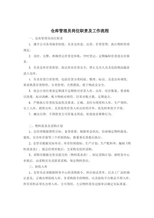库管行为规范