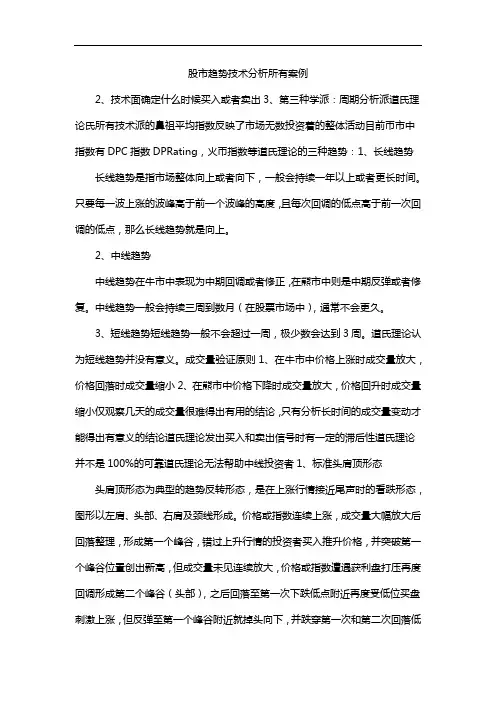 股市趋势技术分析所有案例