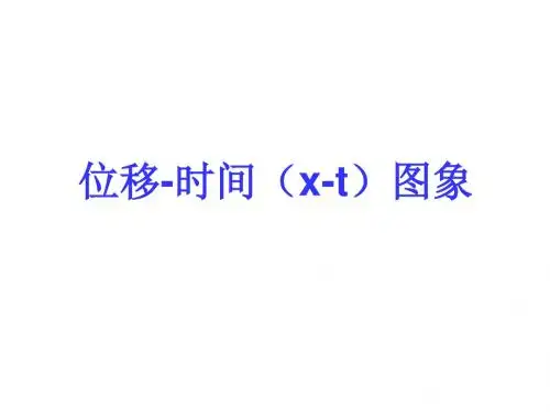 高中物理必修一课件  位移-时间(x-t)图象