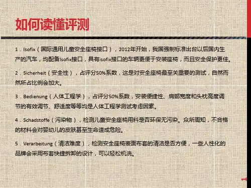 汽车安全座椅品牌优劣分析