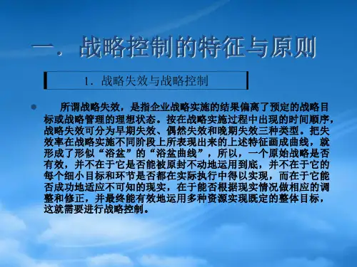 战略控制培训教材ditj