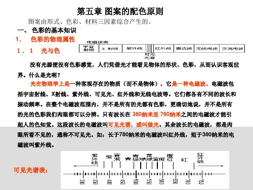 图案色彩的基本知识