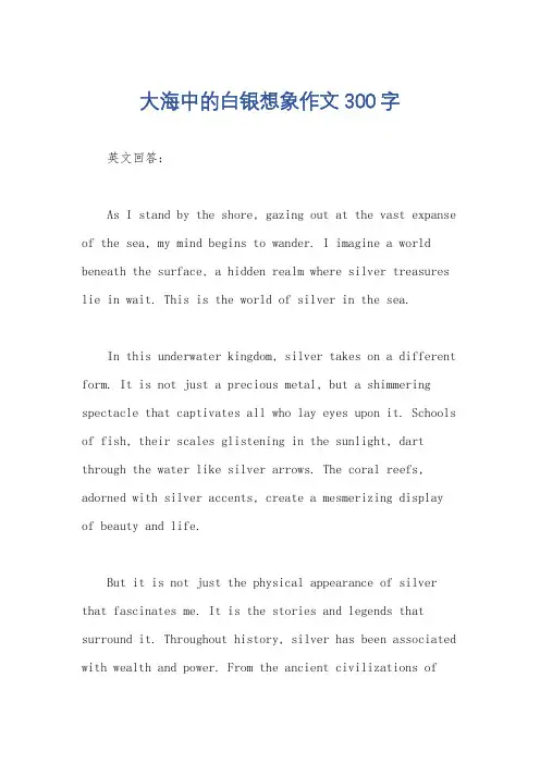 大海中的白银想象作文300字