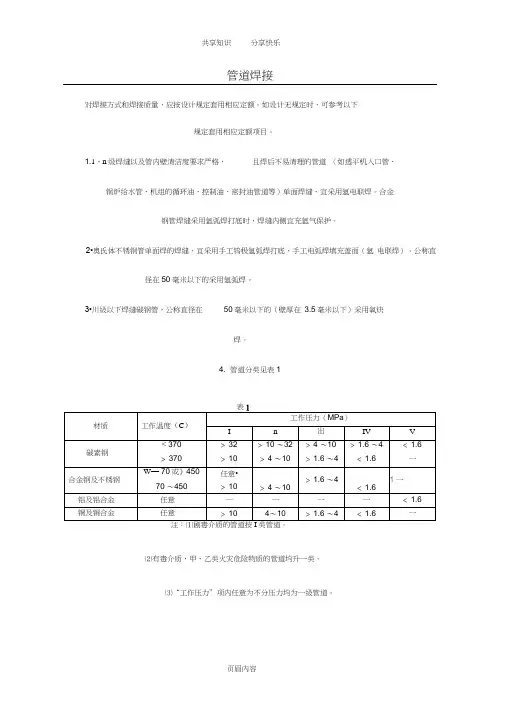 管道焊接拍片数量确定
