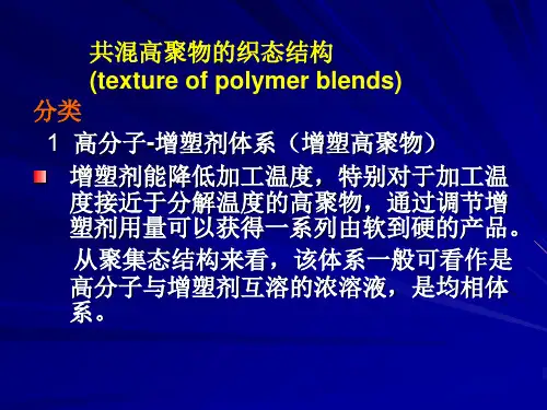 聚合物织态结构
