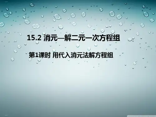 《二元一次方程组》ppt优秀版