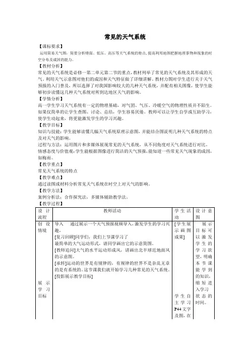 常见的天气系统_韩冬霞