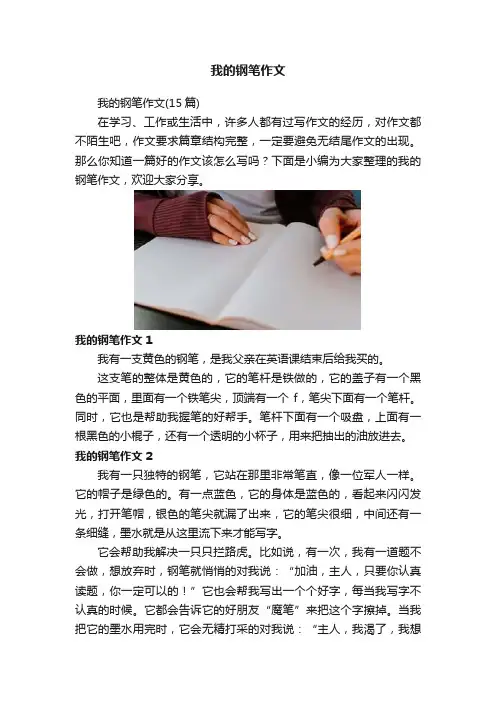 我的钢笔作文