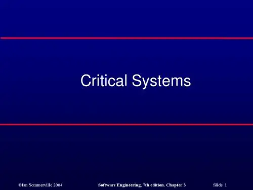 critical systems